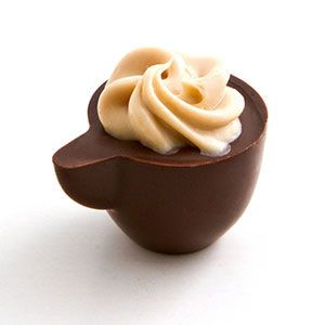 Capuccino - chocolat au lait avec ganache