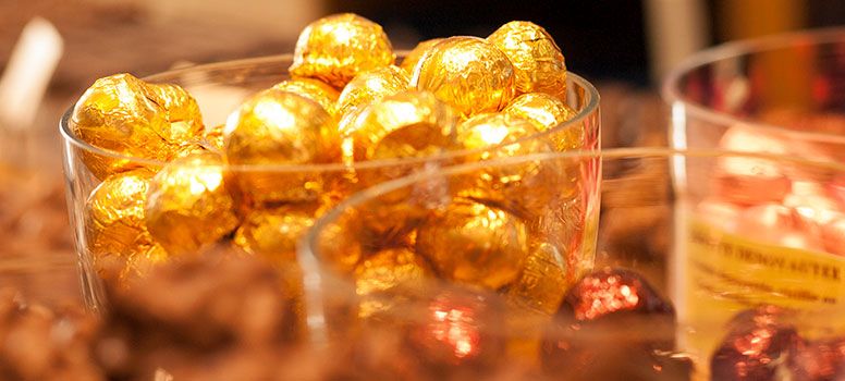 Chocolate praline Perles d'Or