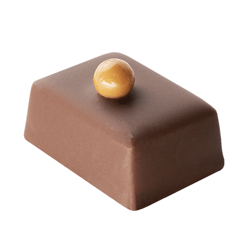 Palet au Thé - chocolat noir avec ganache