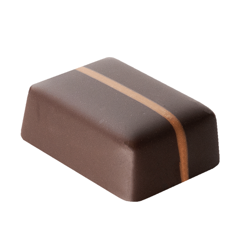Violette - chocolat noir avec ganache