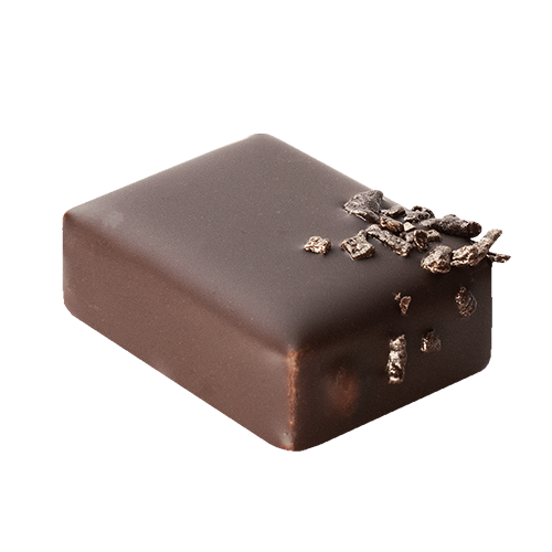 Violette - chocolat noir avec ganache