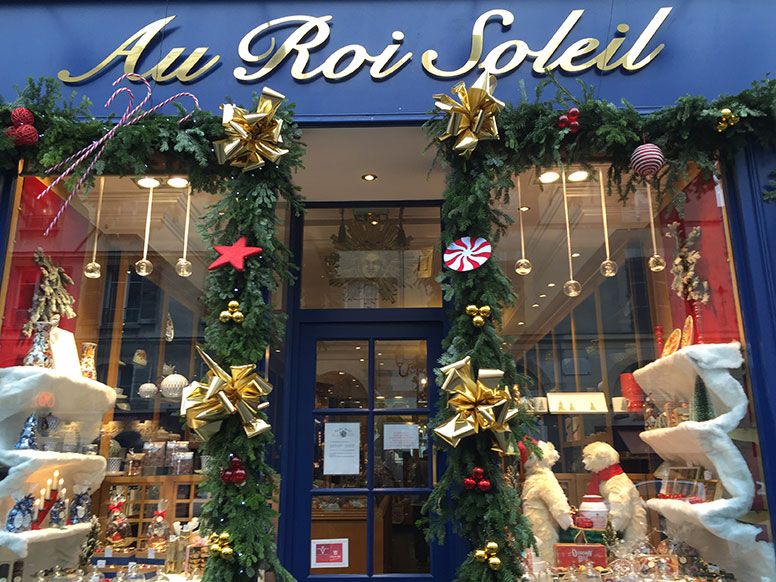 Vitrine de Noël Au Roi Soleil