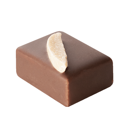 Violette - chocolat noir avec ganache